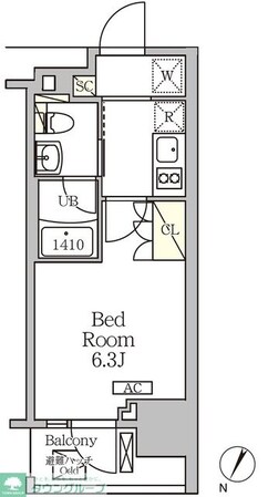 ジオエント白金台の物件間取画像
